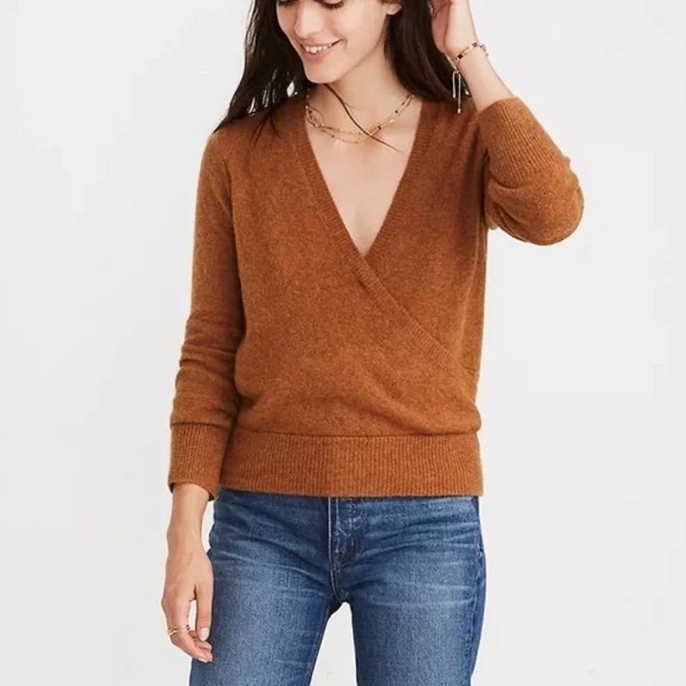 MADEWELL |‎ Wrap Front Sweater | XS